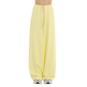 PANTALONE IN FELPA GIALLO